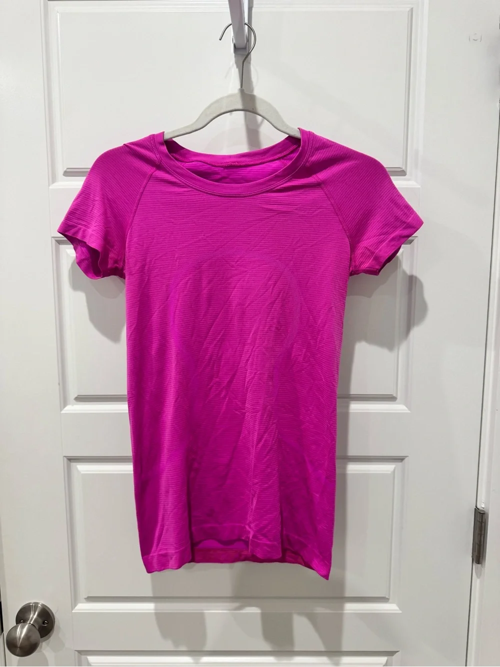 lululemon athletica Hot Pink Short Sleeve Active Tee